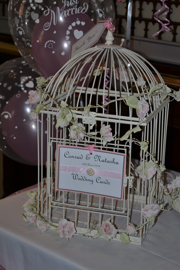 wedding card bird cage